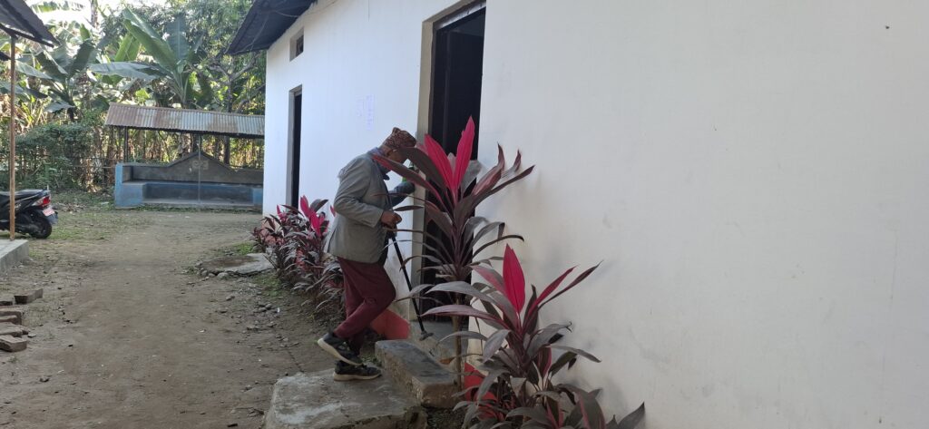 Man Entering Global Healthcare Clinic