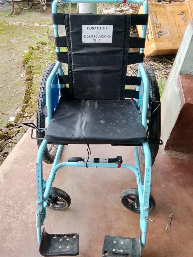 01. GNF Donated four customized wheelchairs to BRAD, in Beldangi